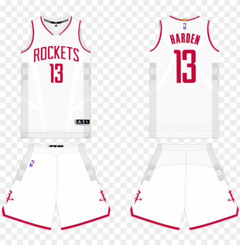 thumb - houston rockets jersey concept Transparent Background PNG Isolated Pattern