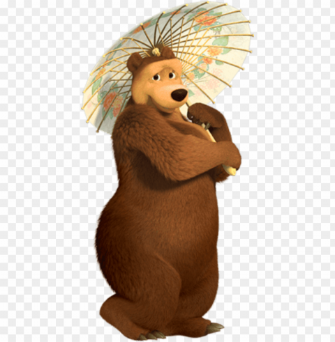 thumb image - masha and the bear bear PNG with cutout background