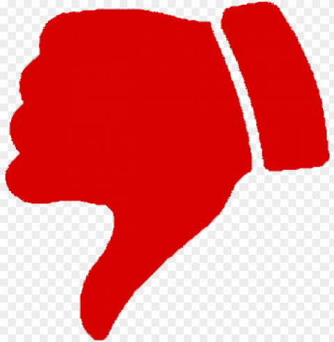 thumb signal red clip art - thumbs down red PNG with transparent backdrop