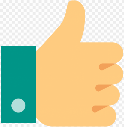 Thumb Up Icon Color - Thumbs Up Icon Transparent Art PNG