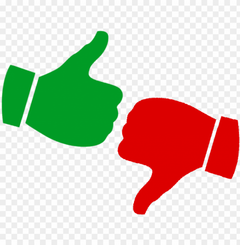 thumbs up down download - thumbs up and down PNG Image with Isolated Graphic