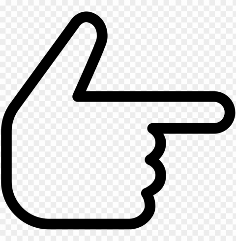 thumbs up with a pointing finger icon - Иконка Руки HighQuality Transparent PNG Isolated Element Detail