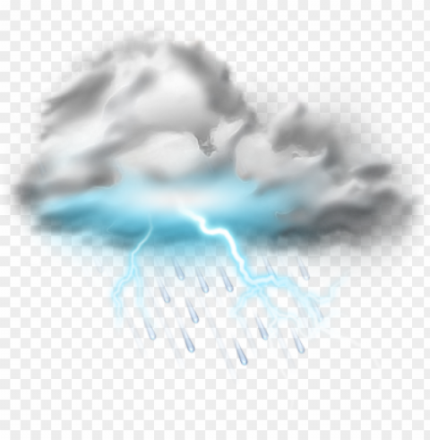 thunder lightning storm icon weather iconset - thunder and lightning PNG Object Isolated with Transparency