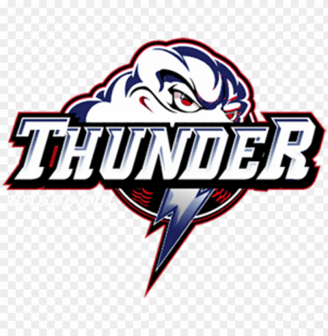 thunder logo - indiana thunder baseball logo Isolated Subject on Clear Background PNG