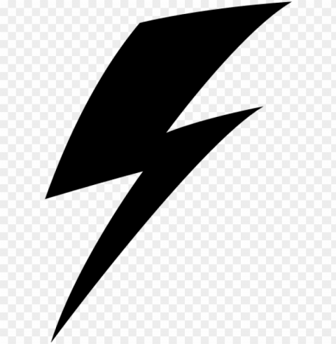 thunder rubber stamp - zeus lightning bolt black Clear Background PNG Isolated Design