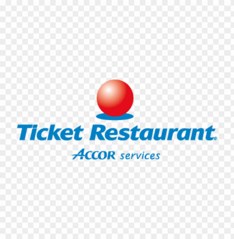ticket restaurant vector logo free Isolated Artwork on Transparent Background