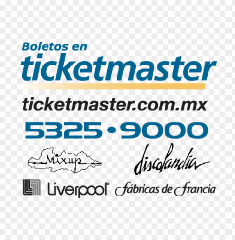 ticketmaster eps vector logo PNG with transparent background free