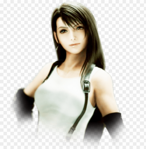 Tifa Lockhart - Cloud And Tifa Isolated Item With Transparent Background PNG