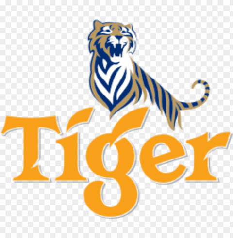 Tiger Beer Logo Clear Background PNG Isolated Subject