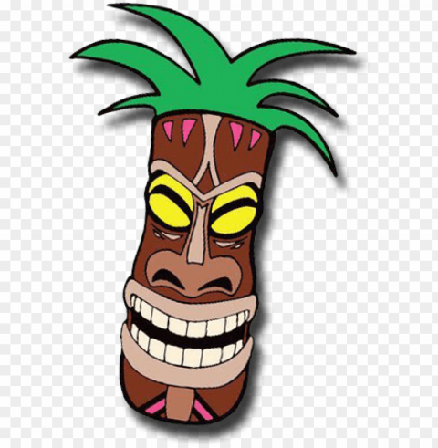 tiki man shave ice doclbg clipart - cartoo Isolated Subject in Transparent PNG