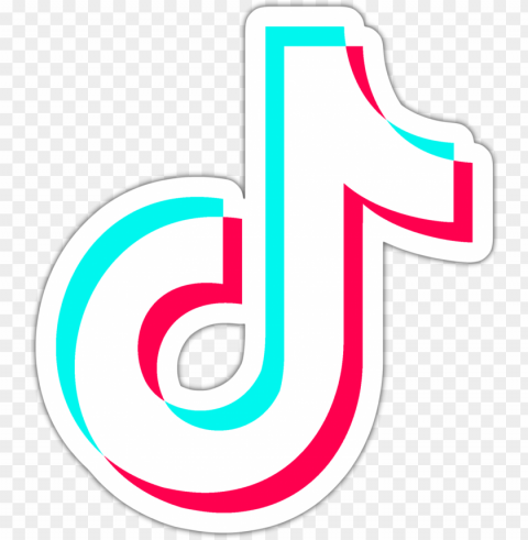 tiktok logo clear background PNG with Isolated Object and Transparency