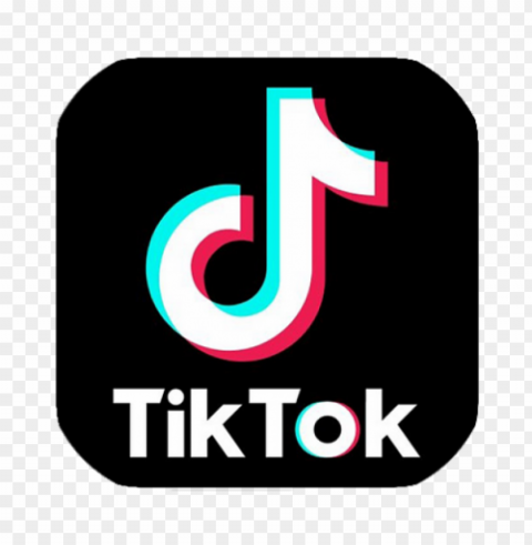tiktok logo PNG with clear background set
