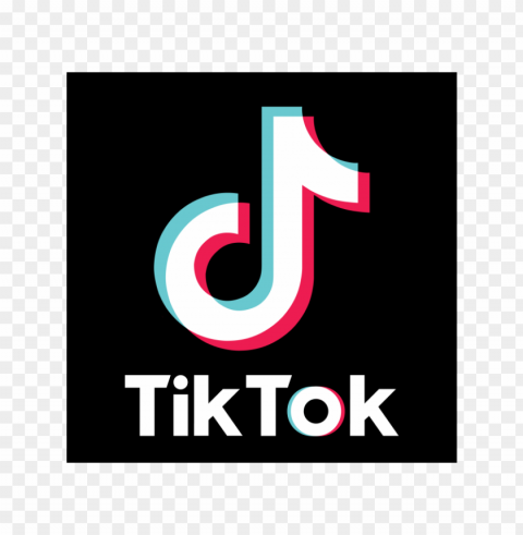 tiktok logo download PNG with isolated background