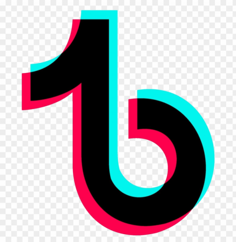 tiktok logo image PNG with Isolated Object