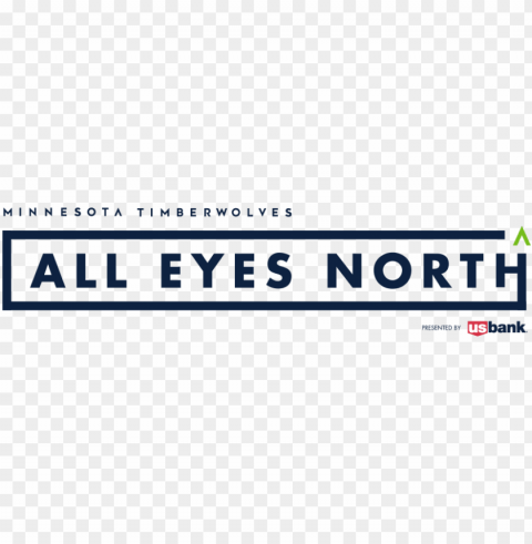 timberwolves all eyes north PNG with transparent bg