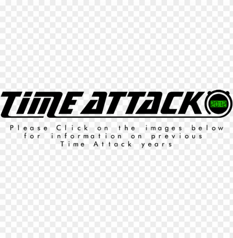 time attack - time attack logo PNG Graphic with Transparent Isolation