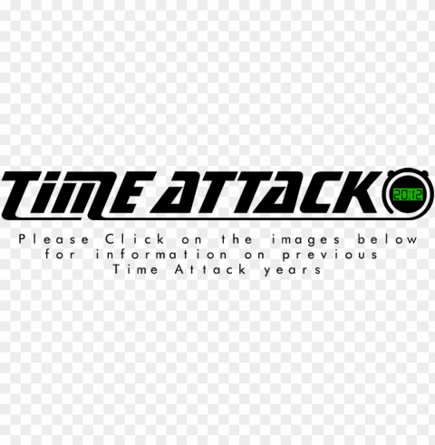 Time Attack - Time Attack Logo PNG Graphic With Transparent Isolation