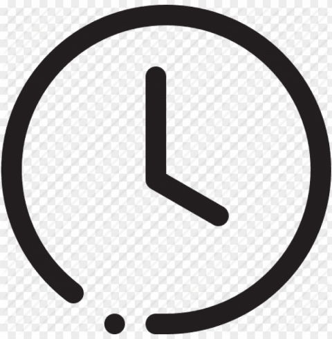 time clock PNG with clear transparency