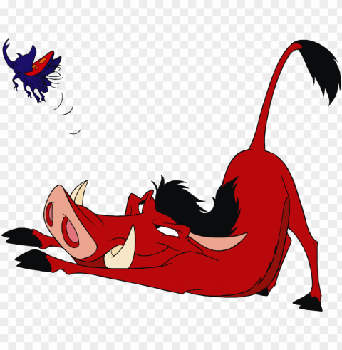 timon and pumbaa cartoon character timon and pumbaa - lion king bugs Isolated Artwork on Clear Background PNG