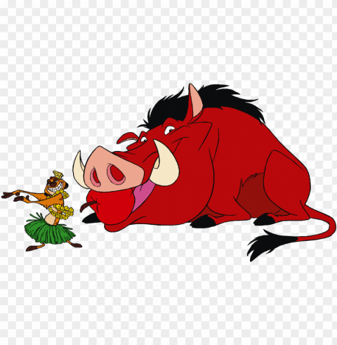 timon and pumbaa cartoon character timon and pumbaa - lion king timon and pumbaa clipart Isolated Artwork on Clear Transparent PNG PNG transparent with Clear Background ID f7f34fb4