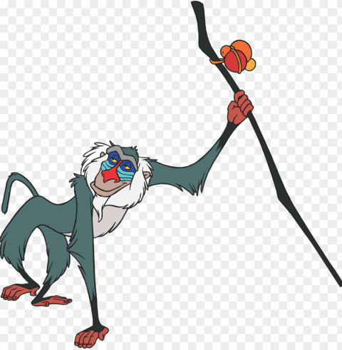 timon and pumbaa cartoon character timon and pumbaa - rafiki lion king Transparent Background Isolation in HighQuality PNG