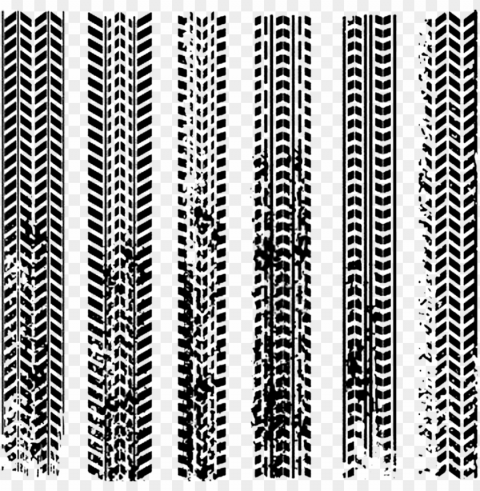 tire tracks clipart car tire tread - tire treads Transparent Background Isolation in PNG Image