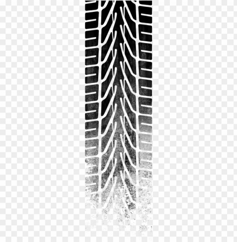 tire tread marks - tire mark Isolated Character in Clear Background PNG