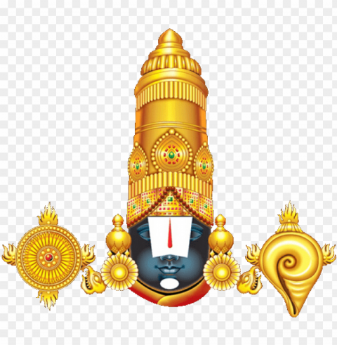 tirupati balaji darshan tickets - lord venkateswara images Isolated Illustration with Clear Background PNG