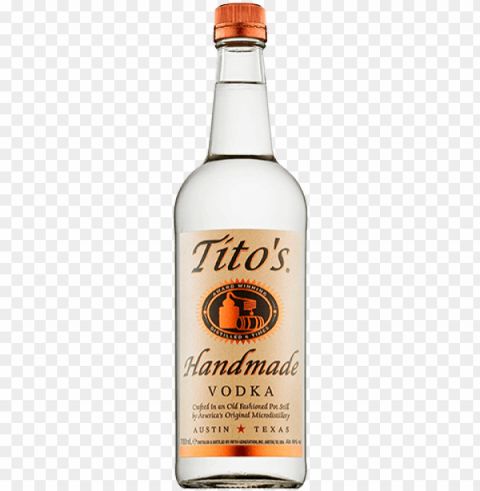 tito's vodka - tito's handmade vodka - 50 ml bottle PNG transparent pictures for projects