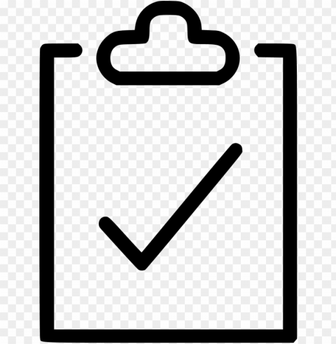 to do clipboard survey petition svg icon free- petition icon Transparent Background PNG Isolated Graphic