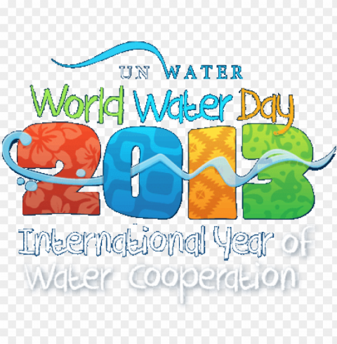 today is world water day 2013 celebrating the international - world water day PNG without watermark free