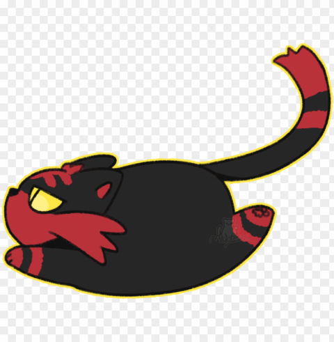 Todays Pokecatsdaily Is A Fat Litten Since I Dont - Cartoo Isolated Item On Clear Transparent PNG