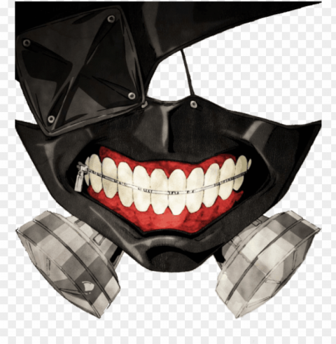 Tokyo Ghoul Kaneki Mask PNG With No Background Free Download