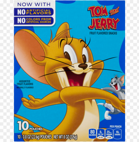 tom and jerry fruit snacks Isolated Element in Transparent PNG