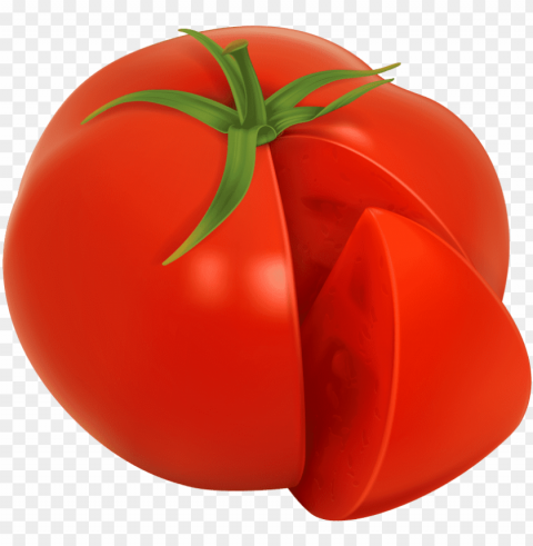 tomato clipart image - tomato vector Isolated Subject with Transparent PNG