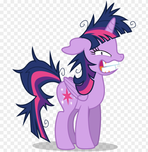tomfraggle crazy face faic female horn lesson - twilight sparkle lesson zero Transparent Background PNG Isolated Item