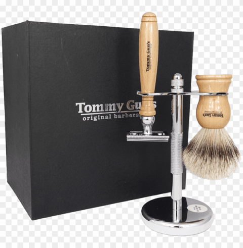 tommy gun's shave tommy guns 3 piece shave kit - razor PNG Image with Isolated Subject PNG transparent with Clear Background ID df6def09