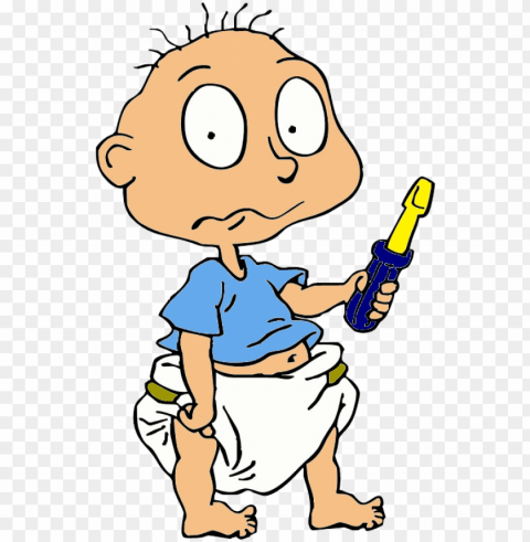 tommy pickles rugrats em - tommy rugrats coloring page PNG images without subscription