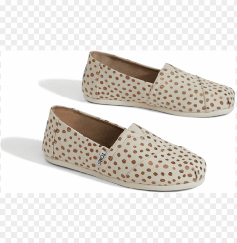 toms rose gold - shoe PNG for overlays