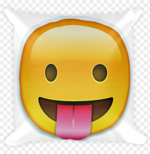 tongue out emoji PNG Isolated Illustration with Clear Background