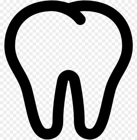 tooth outline - tooth icon PNG images for graphic design