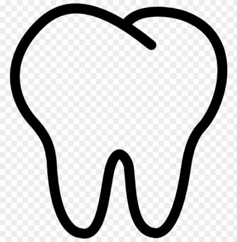 tooth Isolated Icon in HighQuality Transparent PNG