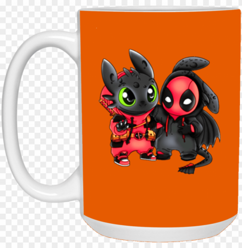 toothless night fury dragon deadpool - toothless deadpool PNG Isolated Object with Clear Transparency