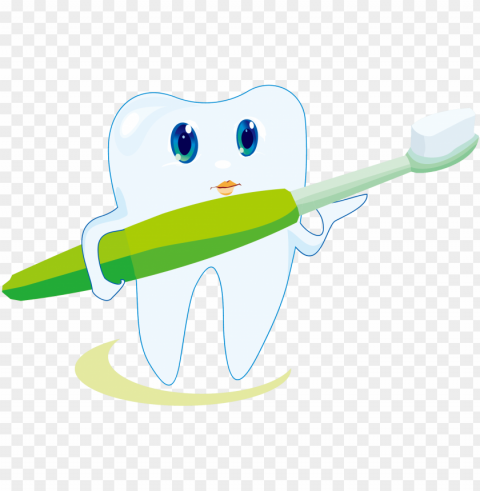 toothpaste icon cartoon tooth - toothbrush cartoon icon PNG Isolated Subject with Transparency