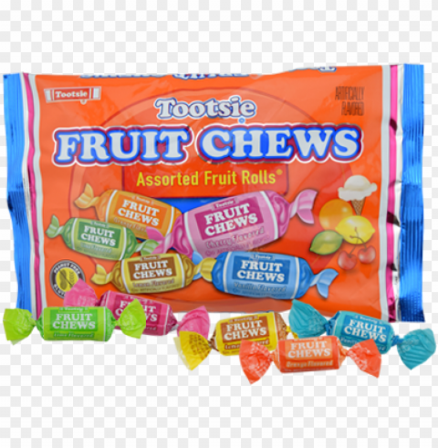 Tootsie Roll Fruit Chews PNG Image With Isolated Graphic Element