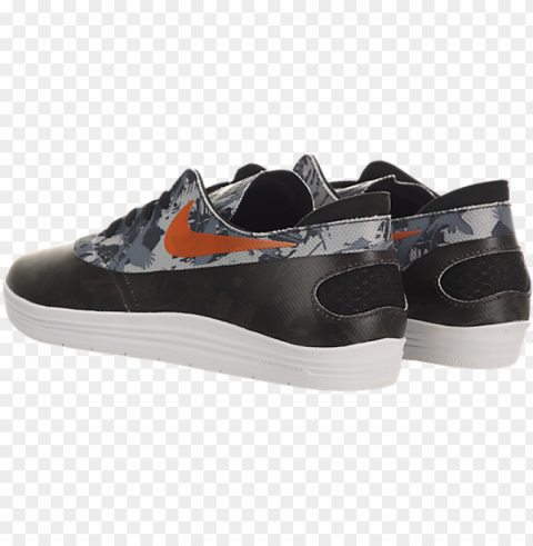 top quality men's nike sb lunar oneshot black safety Transparent PNG Isolated Item with Detail
