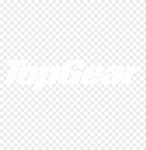 topgear white logo hd Isolated Item on Clear Transparent PNG