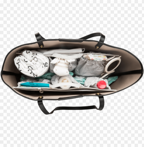 topview - hand bag top view Transparent Background PNG Isolated Character