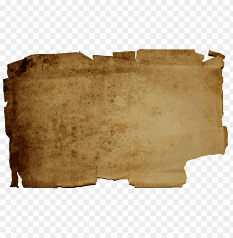 torn manuscript paper PNG with transparent background free