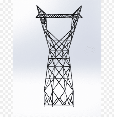 torre de energia PNG cutout